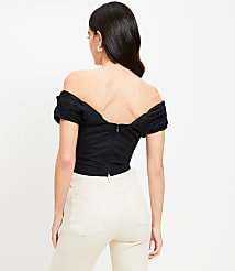 Structured Off The Shoulder Top carousel Product Image 3