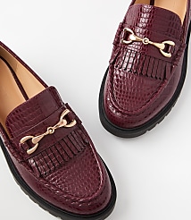 Embossed Lug Loafers carousel Product Image 2