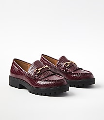 Embossed Lug Loafers carousel Product Image 1