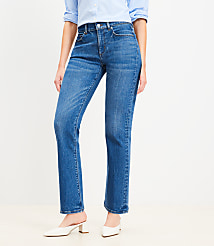 Petite Curvy Mid Rise Boot Jeans in Light Wash carousel Product Image 1
