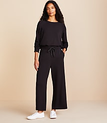 Lou & Grey Signaturesoft Wide Leg Crop Pants carousel Product Image 1