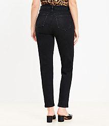 Curvy High Rise Slim Jeans in Washed Black carousel Product Image 2