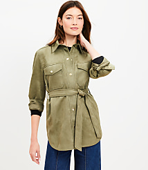 Faux Suede Shirt Jacket carousel Product Image 1