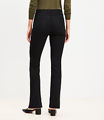 Petite Mid Rise Boot Jeans in Classic Black Wash carousel Product Image 3