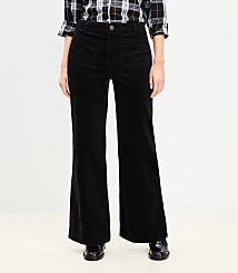 Petite Curvy Palmer Wide Leg Pants in Brushed Corduroy carousel Product Image 1