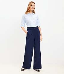 Petite Peyton Trouser Pants in Bi-Stretch carousel Product Image 1