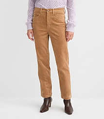Petite Curvy Straight Corduroy Pants carousel Product Image 1