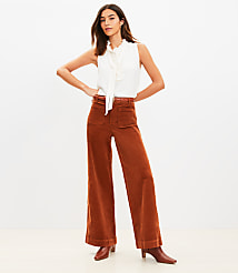 Palmer Wide Leg Pants in Brushed Corduroy carousel Product Image 1