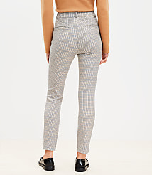 Petite Sutton Skinny Pants in Plaid Bi-Stretch carousel Product Image 2