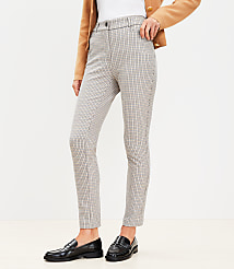 Petite Sutton Skinny Pants in Plaid Bi-Stretch carousel Product Image 3