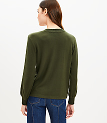 Jersey Split Neck Top carousel Product Image 2