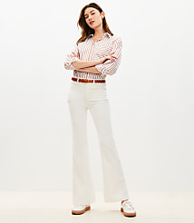 Slim Flare Pants in Corduroy carousel Product Image 2