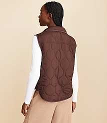 Lou & Grey Quilted Pocket Vest carousel Product Image 3