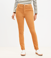 Petite Curvy Skinny Pants in Corduroy carousel Product Image 1