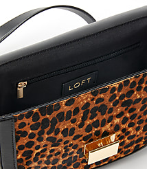 Leopard Print Haircalf Box Shoulder Bag carousel Product Image 2