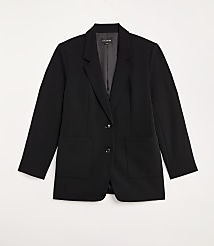 Tall LOFT Versa Crepe Drape Oversized Blazer carousel Product Image 2