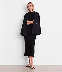 Petite LOFT Versa Sleeveless Mock Neck Midi Sweater Dress carousel Product Image 1