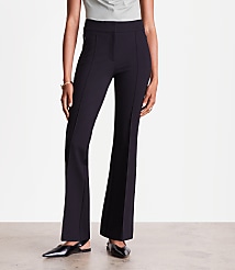 Curvy LOFT Versa Ponte Deluxe Flare Pants carousel Product Image 3