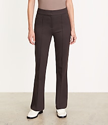 Curvy LOFT Versa Ponte Deluxe Flare Pants carousel Product Image 1