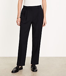Curvy LOFT Versa Seasonless Stretch Double Pleat Taper Pant carousel Product Image 1