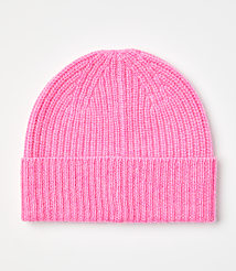 Ribbed Cashmere Beanie carousel Product Image 1
