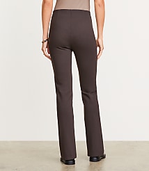 LOFT Versa Ponte Deluxe Split Hem Slim Pants carousel Product Image 3