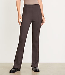 Petite LOFT Versa Ponte Deluxe Split Hem Slim Pants carousel Product Image 2