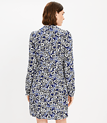 Tall Paisley Keyhole Shift Dress carousel Product Image 3