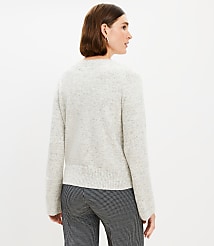 Boatneck Ribtrim Flare Sleeve Sweater carousel Product Image 2