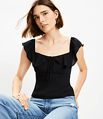 Bow Smocked Off The Shoulder Top carousel Product Image 1