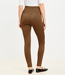 Houndstooth Ponte Leggings carousel Product Image 2