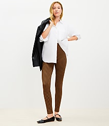 Houndstooth Ponte Leggings carousel Product Image 1