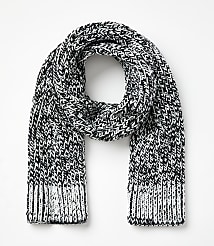 Marled Ribbed Scarf carousel Product Image 1