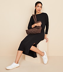 Lou & Grey Signaturesoft 3/4 Sleeve Column Dress carousel Product Image 1