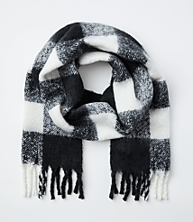 Plaid Blanket Scarf carousel Product Image 1