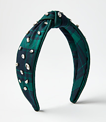 Plaid Knot Headband carousel Product Image 1