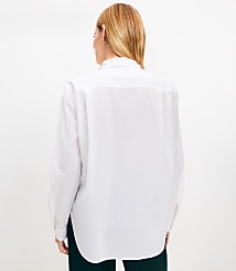 Sparkle Collar Poplin Everyday Relaxed Shirt carousel Product Image 3