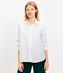 Sparkle Collar Poplin Everyday Relaxed Shirt carousel Product Image 1