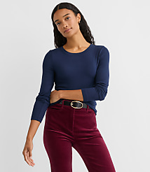 Long Sleeve Crew Neck Tee carousel Product Image 1