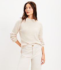 Cashmere Mock Neck Sweater carousel Product Image 1