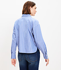 Sparkle Striped Poplin Modern Shirt carousel Product Image 2