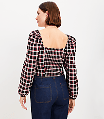 Plaid Sweetheart Blouse carousel Product Image 3