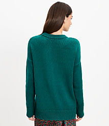 Rib Trim Tunic Sweater carousel Product Image 3