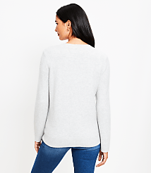 Relaxed V-Neck Sweater carousel Product Image 3