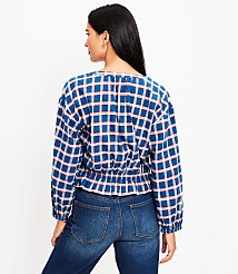Plaid Flannel Modern Drawstring Shirt carousel Product Image 3