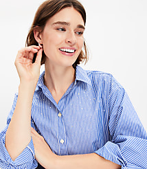 Sparkle Striped Poplin Modern Shirt carousel Product Image 1