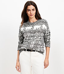 Polar Bear Fringe Sweater carousel Product Image 2
