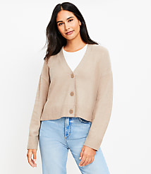 Modern V-Neck Cardigan carousel Product Image 1
