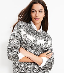 Polar Bear Fringe Sweater carousel Product Image 1
