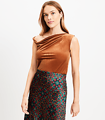 Velour Off The Shoulder Top carousel Product Image 1